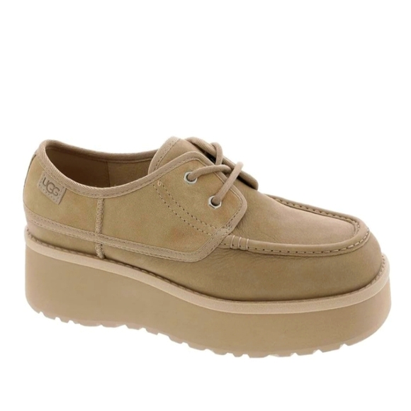 UGG Shoes - New UGG Women's Cityfunc Shoe Platform Color Mustard Seed Nubuck